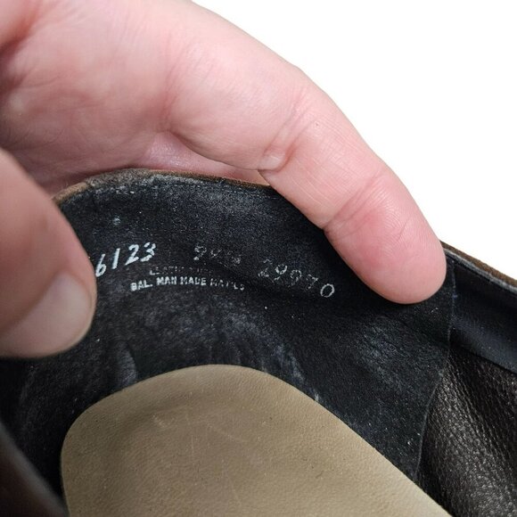 Magdesians California Women's Brown Suede Block Heel‎ Shoes 9.5 Neutral Workwear - Picture 3 of 15